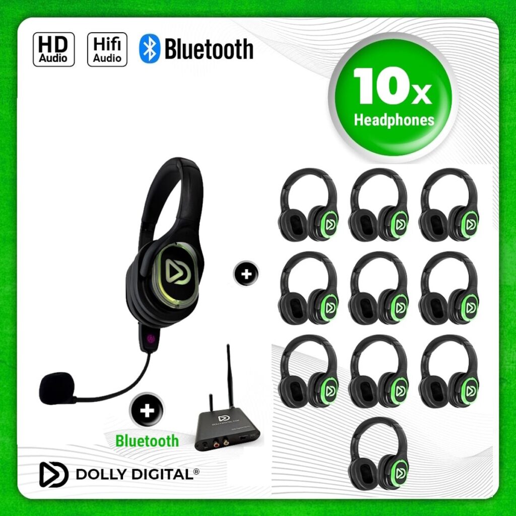 Dolly Digital - RD-Pro 10 Draadloze Koptelefoons - Zwart
