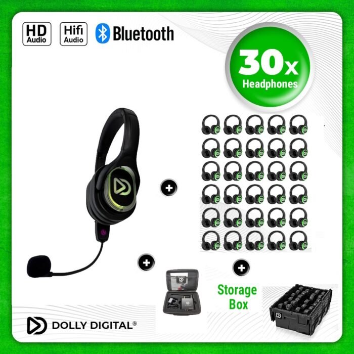 Dolly Digital - RD-Pro 30 Koptelefoons Set - Zwart