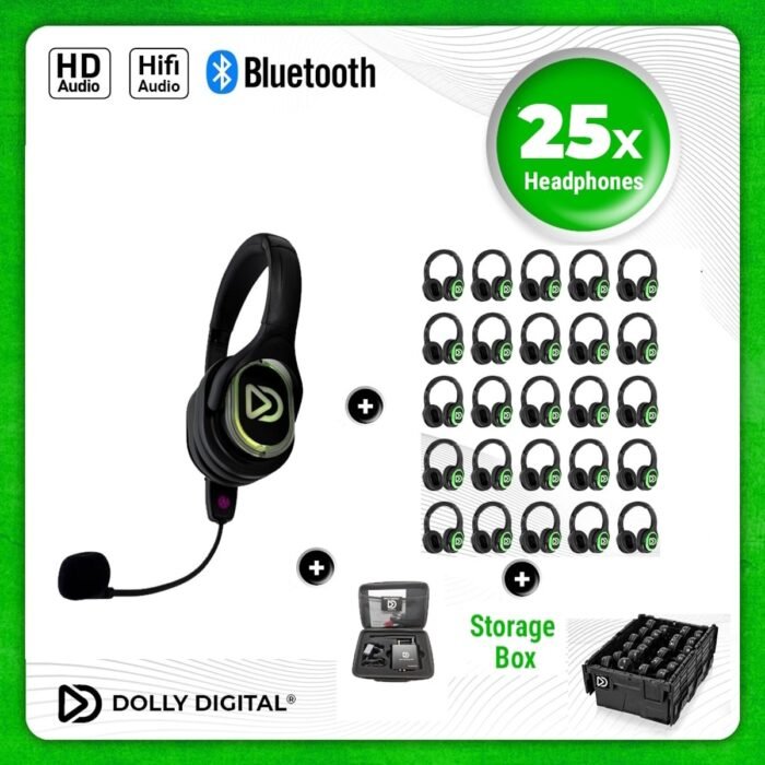 Dolly Digital - RD-Pro 25 Draadloze Koptelefoons - Zwart