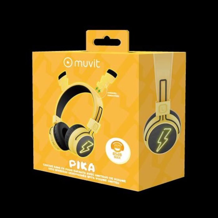 Muvit - Wireless Headset Kids Pikachu - Geel