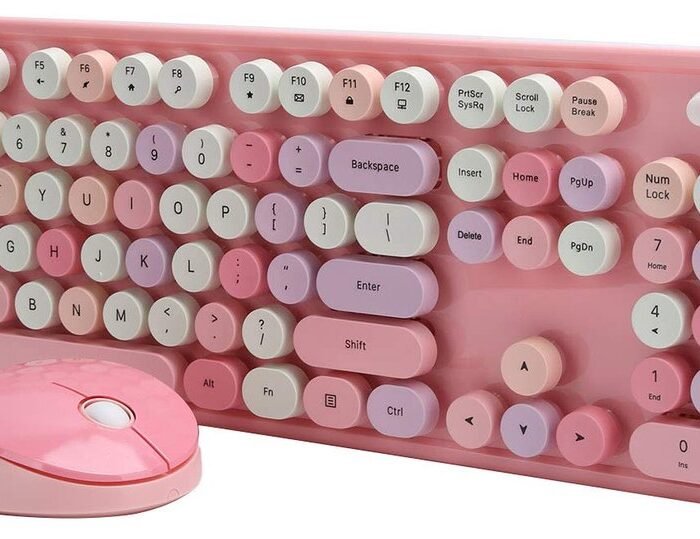 Merkloos - Retro Keyboard & Mouse Set - Standard