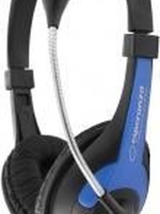 Esperanza - EH158B Koptelefoon - Zwart/Blauw