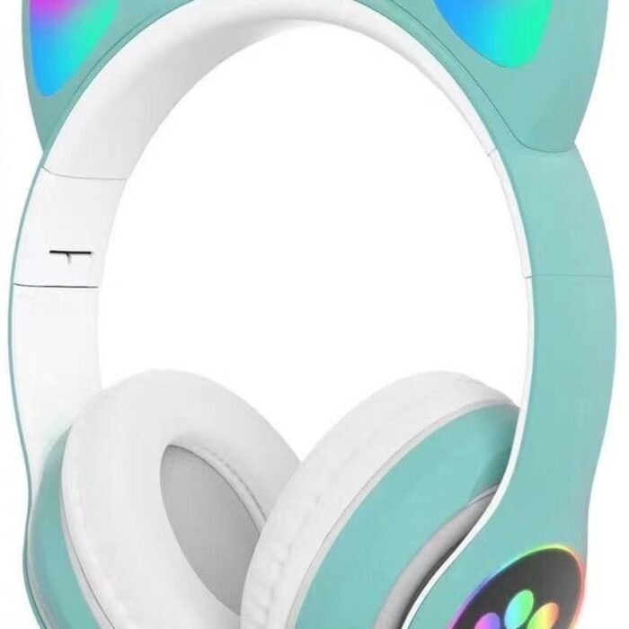 Merkloos - Draadloze kinderkoptelefoon - Wit...