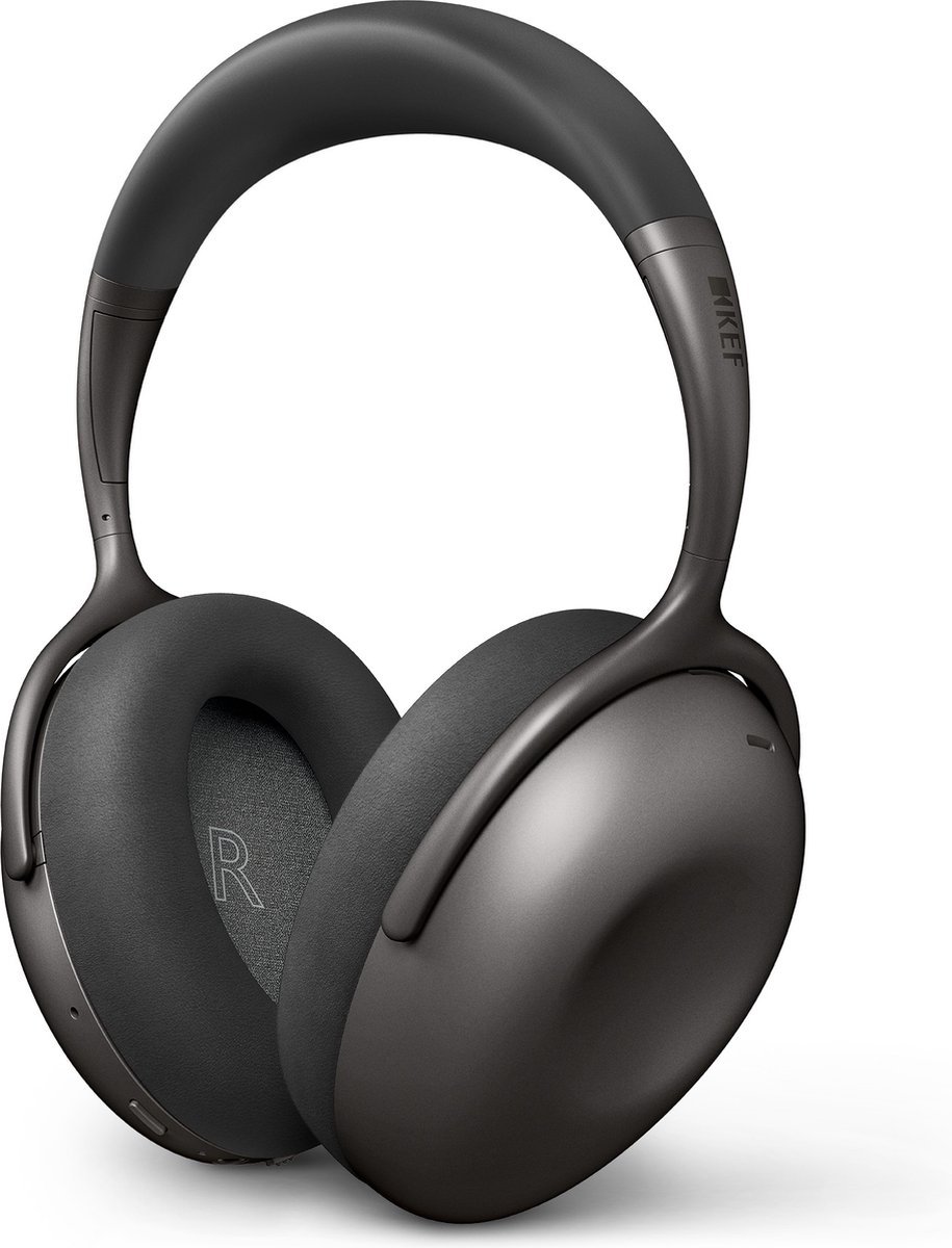 KEF - Mu7 Noise Cancelling - Charcoal Grey