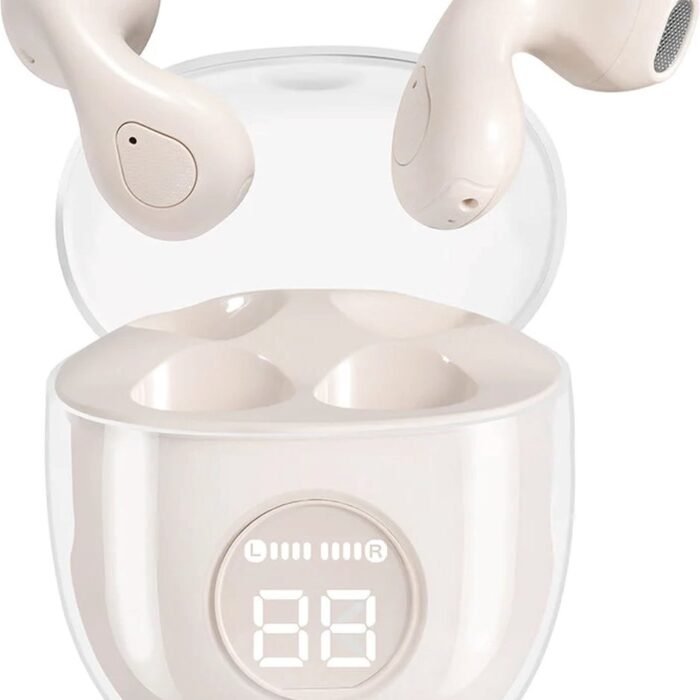 TUNIQ - Draadloze Oortjes - Crème