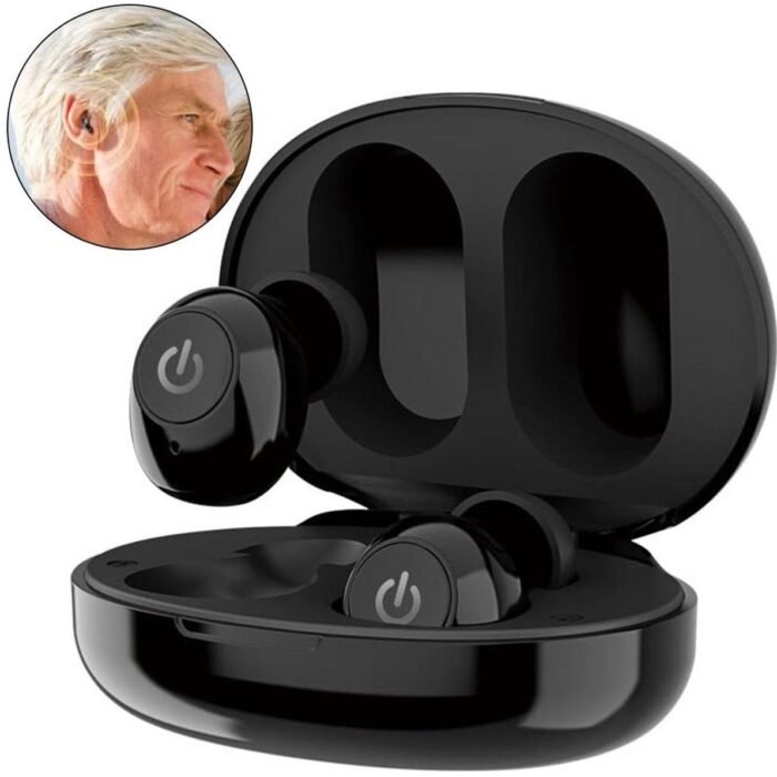 Merkloos - Digitaal hoortoestel - Zwart