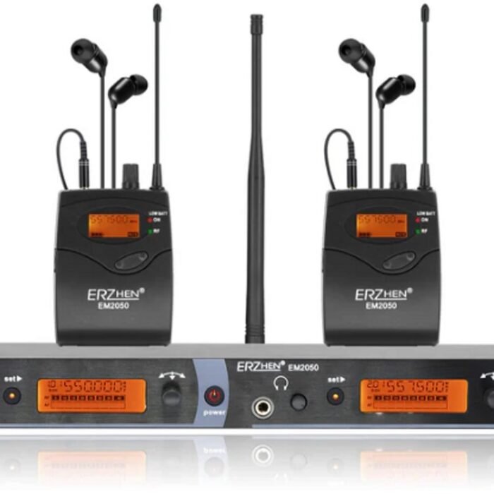 Zazitec - EM2050 In-Ear Monitor Systeem - Zwart