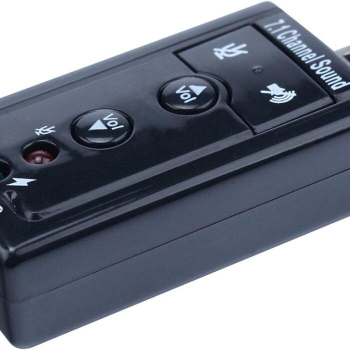 Merkloos - USB Audioadapter 7.1 Surround - Zwart