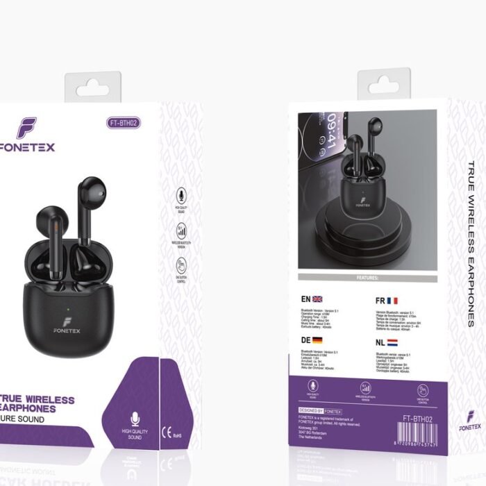 FoneTex - FT-BTH02 - Zwart