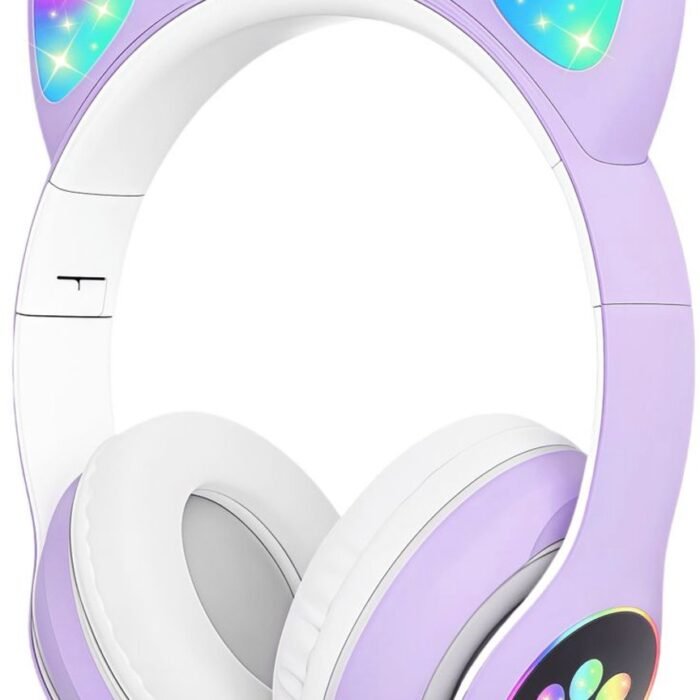 Merkloos - Bluetooth Gaming Hoofdtelefoon - Paars