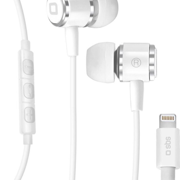 Sbs - TEINEARLIGHTW hoofdtelefoon - Wit