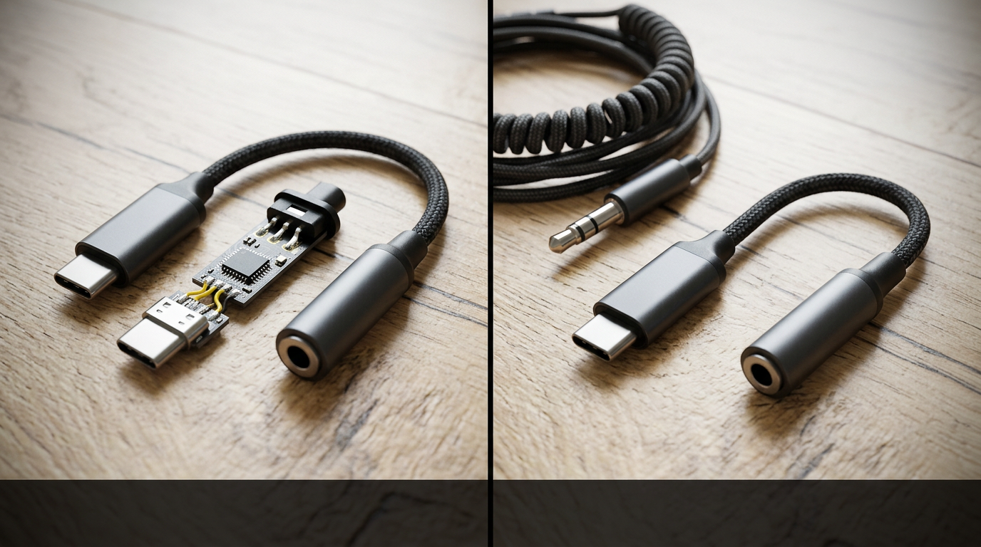 usb c naar 3.5 mm headset jack adapter