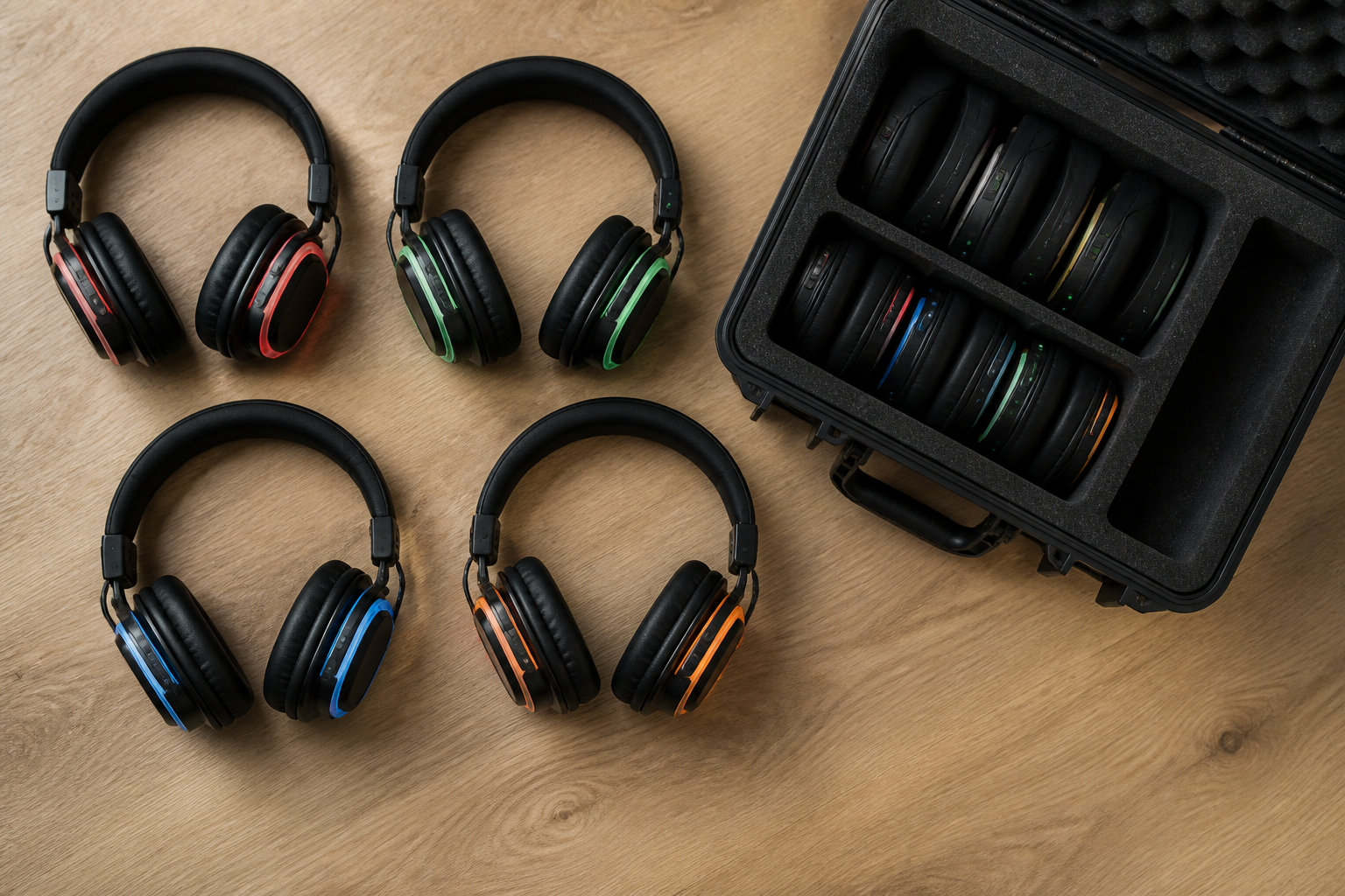 Silent disco koptelefoons kopen of huren wat is slim